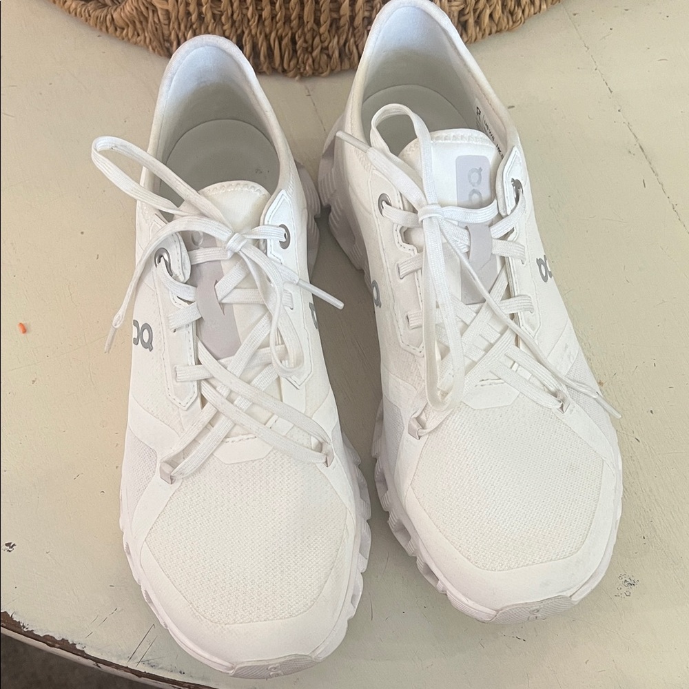 On Running Women's All-White Athletic Shoes